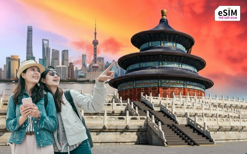 eSIM Trung Quốc đáp ứng tốt nhu cầu tra cứu, liên lạc, giải trí và di chuyển hằng ngày.